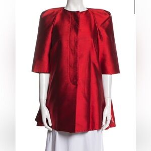 Alexander McQueen Vibrant Red Tunic Top